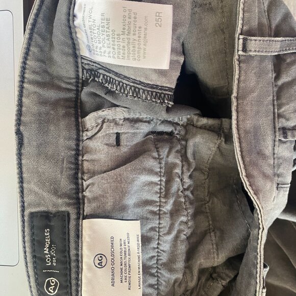 AG Caden Tailored Trouser Size 25R - Color: Sulfur Night Shadow - Picture 9 of 12